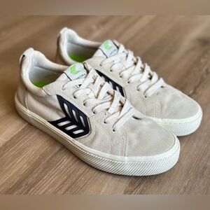 Cariuma Catiba Pro Skate Vintage White Black Sneakers